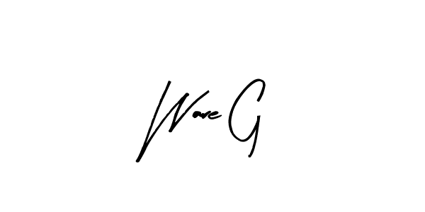 You should practise on your own different ways (Arty Signature) to write your name (Ware G) in signature. don't let someone else do it for you. Ware G signature style 8 images and pictures png