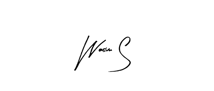 Also we have Wasim S name is the best signature style. Create professional handwritten signature collection using Arty Signature autograph style. Wasim S signature style 8 images and pictures png