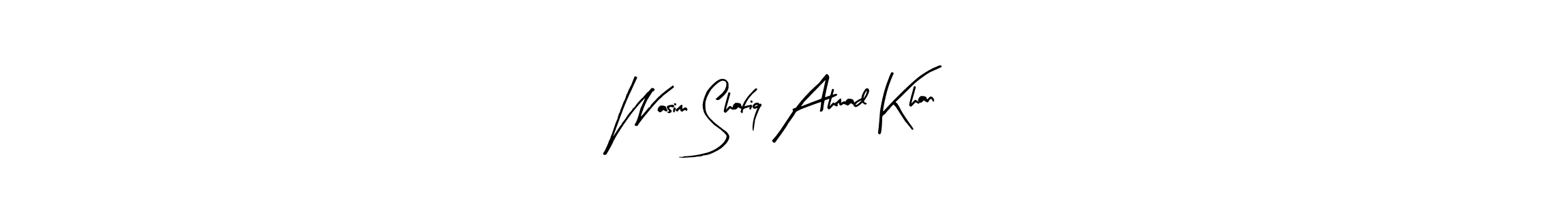 How to Draw Wasim Shafiq Ahmad Khan signature style? Arty Signature is a latest design signature styles for name Wasim Shafiq Ahmad Khan. Wasim Shafiq Ahmad Khan signature style 8 images and pictures png