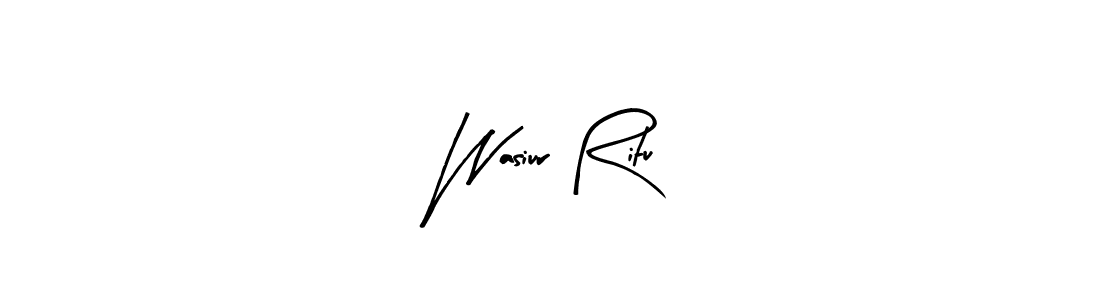 Make a beautiful signature design for name Wasiur Ritu. Use this online signature maker to create a handwritten signature for free. Wasiur Ritu signature style 8 images and pictures png