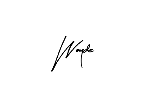 Also You can easily find your signature by using the search form. We will create Wayde name handwritten signature images for you free of cost using Arty Signature sign style. Wayde signature style 8 images and pictures png