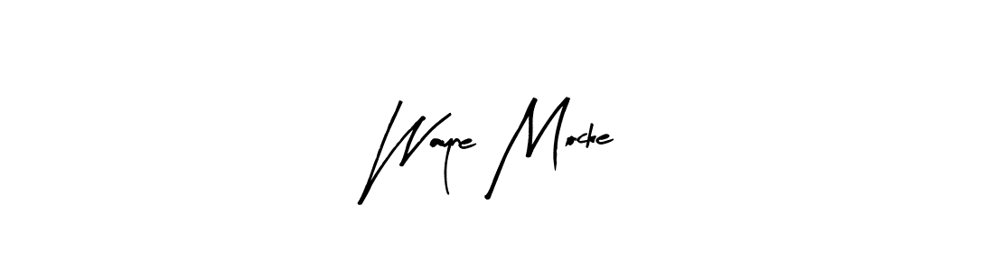Best and Professional Signature Style for Wayne Mocke. Arty Signature Best Signature Style Collection. Wayne Mocke signature style 8 images and pictures png