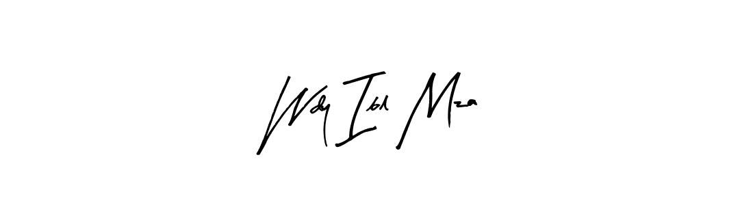 The best way (Arty Signature) to make a short signature is to pick only two or three words in your name. The name Wdy Ibl Mza include a total of six letters. For converting this name. Wdy Ibl Mza signature style 8 images and pictures png
