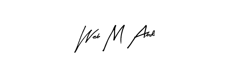 Once you've used our free online signature maker to create your best signature Arty Signature style, it's time to enjoy all of the benefits that Web M Abdi name signing documents. Web M Abdi signature style 8 images and pictures png