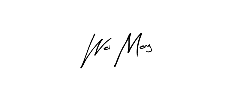 The best way (Arty Signature) to make a short signature is to pick only two or three words in your name. The name Wei Meng include a total of six letters. For converting this name. Wei Meng signature style 8 images and pictures png