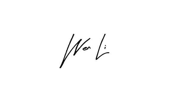 Also You can easily find your signature by using the search form. We will create Wen Li name handwritten signature images for you free of cost using Arty Signature sign style. Wen Li signature style 8 images and pictures png