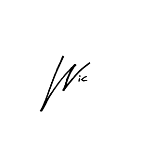 Arty Signature is a professional signature style that is perfect for those who want to add a touch of class to their signature. It is also a great choice for those who want to make their signature more unique. Get Wic name to fancy signature for free. Wic signature style 8 images and pictures png