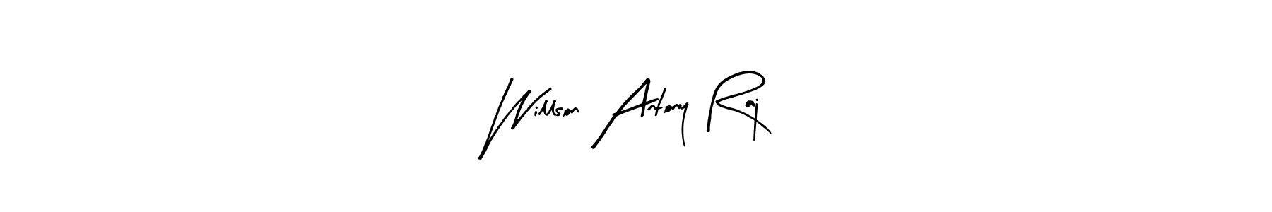 You can use this online signature creator to create a handwritten signature for the name Willson Antony Raj. This is the best online autograph maker. Willson Antony Raj signature style 8 images and pictures png