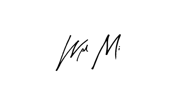 Wpl Mi stylish signature style. Best Handwritten Sign (Arty Signature) for my name. Handwritten Signature Collection Ideas for my name Wpl Mi. Wpl Mi signature style 8 images and pictures png