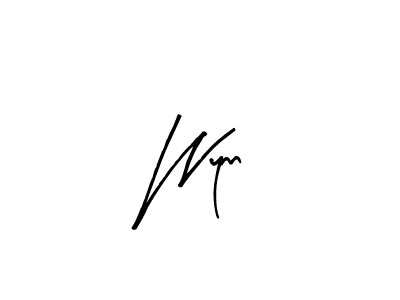 Use a signature maker to create a handwritten signature online. With this signature software, you can design (Arty Signature) your own signature for name Wynn. Wynn signature style 8 images and pictures png