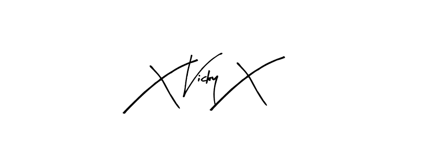 You should practise on your own different ways (Arty Signature) to write your name (X Vicky X) in signature. don't let someone else do it for you. X Vicky X signature style 8 images and pictures png