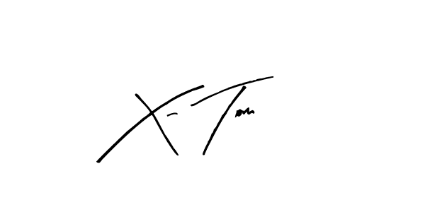 Make a beautiful signature design for name X- Tom. With this signature (Arty Signature) style, you can create a handwritten signature for free. X- Tom signature style 8 images and pictures png