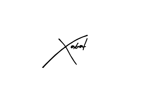You should practise on your own different ways (Arty Signature) to write your name (Xabat) in signature. don't let someone else do it for you. Xabat signature style 8 images and pictures png