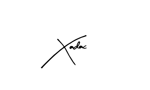 Create a beautiful signature design for name Xadac. With this signature (Arty Signature) fonts, you can make a handwritten signature for free. Xadac signature style 8 images and pictures png