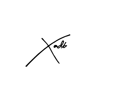 How to make Xadb signature? Arty Signature is a professional autograph style. Create handwritten signature for Xadb name. Xadb signature style 8 images and pictures png