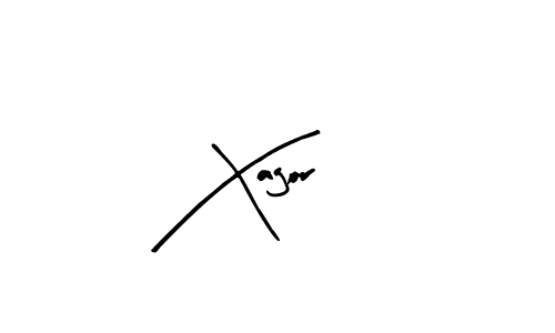 Design your own signature with our free online signature maker. With this signature software, you can create a handwritten (Arty Signature) signature for name Xagor. Xagor signature style 8 images and pictures png