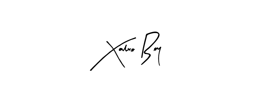 It looks lik you need a new signature style for name Xalxo Boy. Design unique handwritten (Arty Signature) signature with our free signature maker in just a few clicks. Xalxo Boy signature style 8 images and pictures png