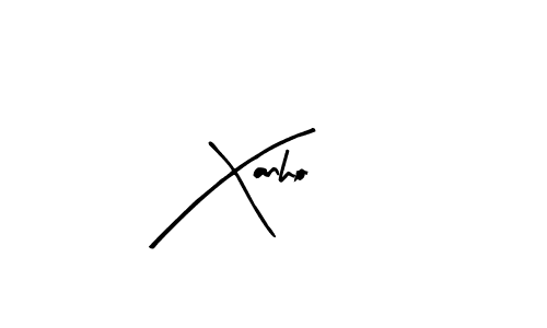 Xanho stylish signature style. Best Handwritten Sign (Arty Signature) for my name. Handwritten Signature Collection Ideas for my name Xanho. Xanho signature style 8 images and pictures png