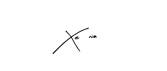 The best way (Arty Signature) to make a short signature is to pick only two or three words in your name. The name Xeñnia include a total of six letters. For converting this name. Xeñnia signature style 8 images and pictures png