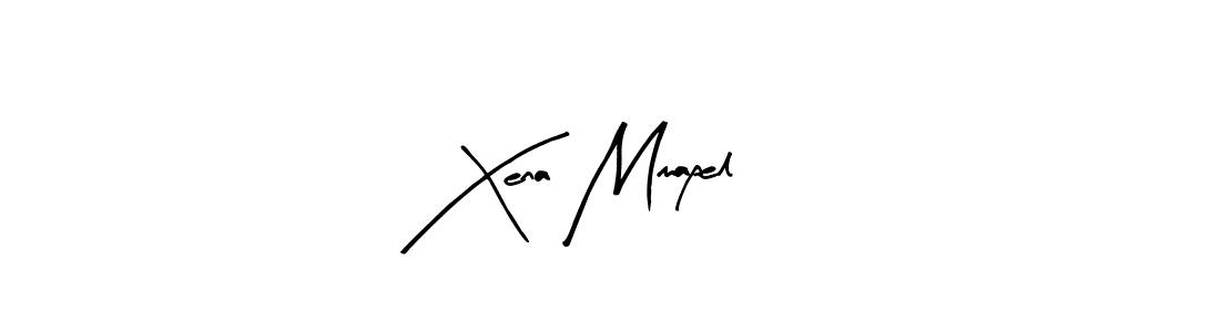 The best way (Arty Signature) to make a short signature is to pick only two or three words in your name. The name Xena Mmapel include a total of six letters. For converting this name. Xena Mmapel signature style 8 images and pictures png