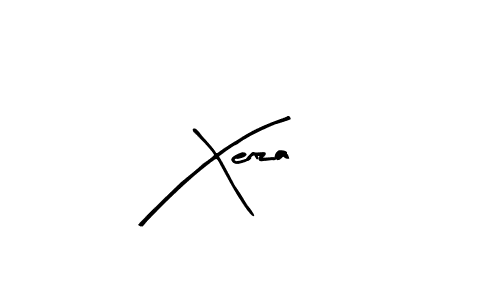 Design your own signature with our free online signature maker. With this signature software, you can create a handwritten (Arty Signature) signature for name Xenza. Xenza signature style 8 images and pictures png