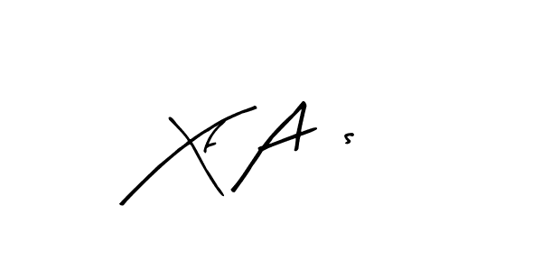 Arty Signature is a professional signature style that is perfect for those who want to add a touch of class to their signature. It is also a great choice for those who want to make their signature more unique. Get Xf A2s name to fancy signature for free. Xf A2s signature style 8 images and pictures png