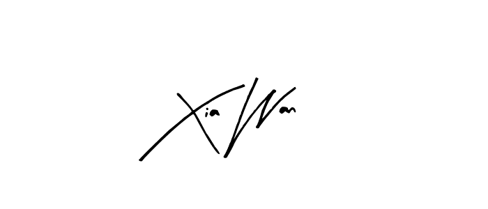 if you are searching for the best signature style for your name Xia Wan. so please give up your signature search. here we have designed multiple signature styles  using Arty Signature. Xia Wan signature style 8 images and pictures png