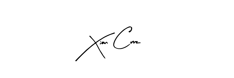 Xian Cruz stylish signature style. Best Handwritten Sign (Arty Signature) for my name. Handwritten Signature Collection Ideas for my name Xian Cruz. Xian Cruz signature style 8 images and pictures png