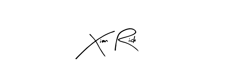 This is the best signature style for the Xian Rick name. Also you like these signature font (Arty Signature). Mix name signature. Xian Rick signature style 8 images and pictures png