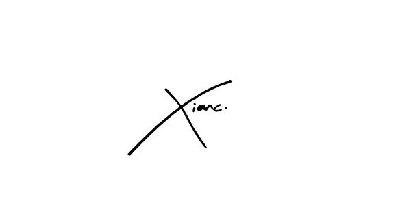 Xianc. stylish signature style. Best Handwritten Sign (Arty Signature) for my name. Handwritten Signature Collection Ideas for my name Xianc.. Xianc. signature style 8 images and pictures png