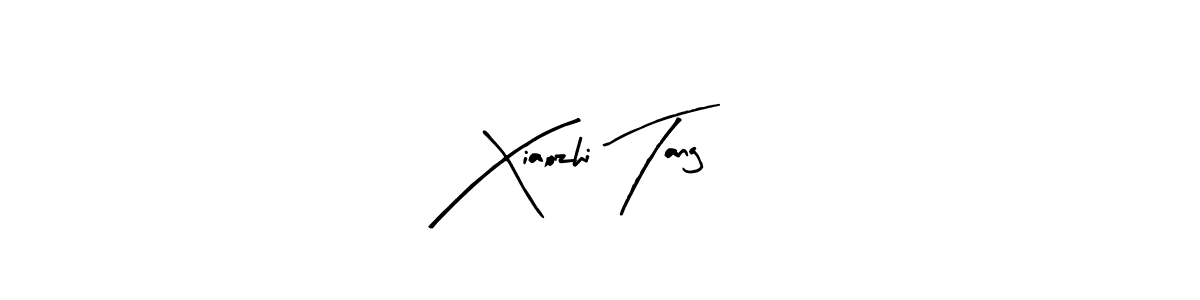 Make a beautiful signature design for name Xiaozhi Tang. With this signature (Arty Signature) style, you can create a handwritten signature for free. Xiaozhi Tang signature style 8 images and pictures png