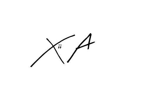 Use a signature maker to create a handwritten signature online. With this signature software, you can design (Arty Signature) your own signature for name Xii A. Xii A signature style 8 images and pictures png