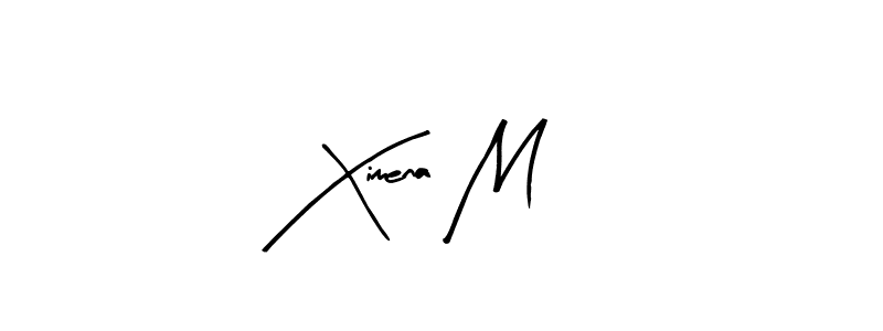 Also we have Ximena M name is the best signature style. Create professional handwritten signature collection using Arty Signature autograph style. Ximena M signature style 8 images and pictures png