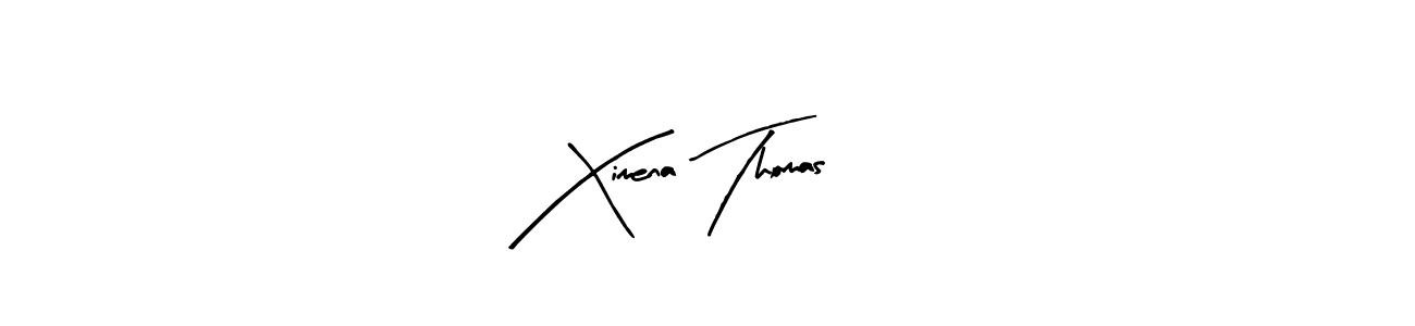 Design your own signature with our free online signature maker. With this signature software, you can create a handwritten (Arty Signature) signature for name Ximena Thomas. Ximena Thomas signature style 8 images and pictures png