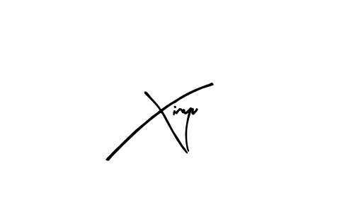 Design your own signature with our free online signature maker. With this signature software, you can create a handwritten (Arty Signature) signature for name Xinyu. Xinyu signature style 8 images and pictures png