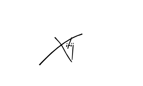 Design your own signature with our free online signature maker. With this signature software, you can create a handwritten (Arty Signature) signature for name Xitij. Xitij signature style 8 images and pictures png