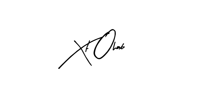 You should practise on your own different ways (Arty Signature) to write your name (Xt Ohab) in signature. don't let someone else do it for you. Xt Ohab signature style 8 images and pictures png
