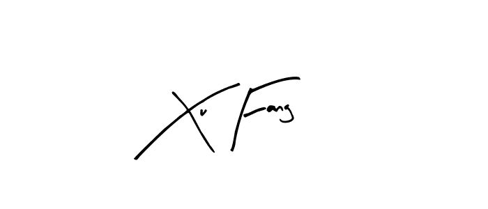 Make a beautiful signature design for name Xu Fang. With this signature (Arty Signature) style, you can create a handwritten signature for free. Xu Fang signature style 8 images and pictures png