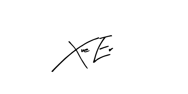 Similarly Arty Signature is the best handwritten signature design. Signature creator online .You can use it as an online autograph creator for name Xue Er. Xue Er signature style 8 images and pictures png