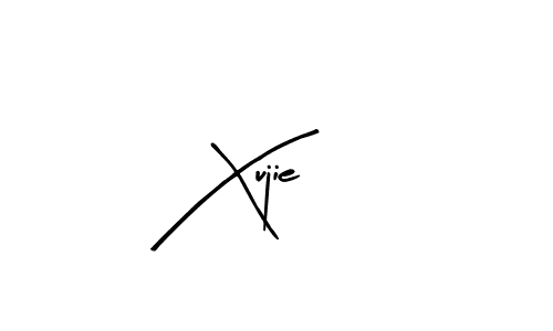 Arty Signature is a professional signature style that is perfect for those who want to add a touch of class to their signature. It is also a great choice for those who want to make their signature more unique. Get Xujie name to fancy signature for free. Xujie signature style 8 images and pictures png