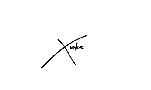 You should practise on your own different ways (Arty Signature) to write your name (Xuuke) in signature. don't let someone else do it for you. Xuuke signature style 8 images and pictures png