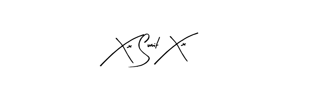 Similarly Arty Signature is the best handwritten signature design. Signature creator online .You can use it as an online autograph creator for name Xx Sumit Xx. Xx Sumit Xx signature style 8 images and pictures png