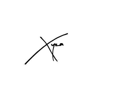 You should practise on your own different ways (Arty Signature) to write your name (Xyza) in signature. don't let someone else do it for you. Xyza signature style 8 images and pictures png
