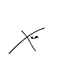 Design your own signature with our free online signature maker. With this signature software, you can create a handwritten (Arty Signature) signature for name Xza. Xza signature style 8 images and pictures png