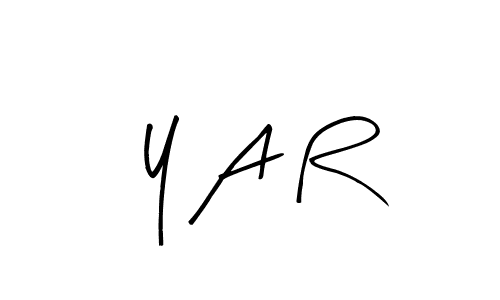 if you are searching for the best signature style for your name Y A R. so please give up your signature search. here we have designed multiple signature styles  using Arty Signature. Y A R signature style 8 images and pictures png