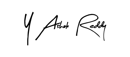 Also You can easily find your signature by using the search form. We will create Y Ashok Reddy name handwritten signature images for you free of cost using Arty Signature sign style. Y Ashok Reddy signature style 8 images and pictures png