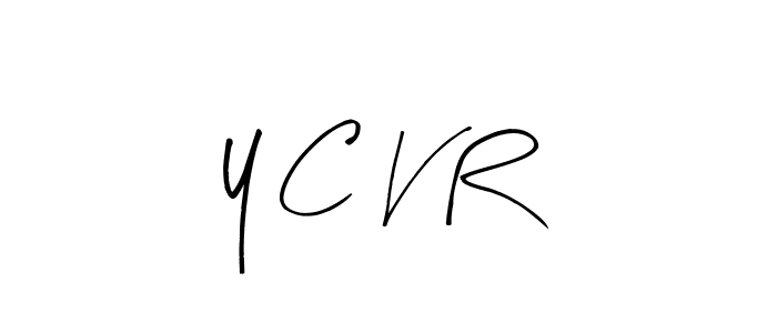 Best and Professional Signature Style for Y C V R. Arty Signature Best Signature Style Collection. Y C V R signature style 8 images and pictures png