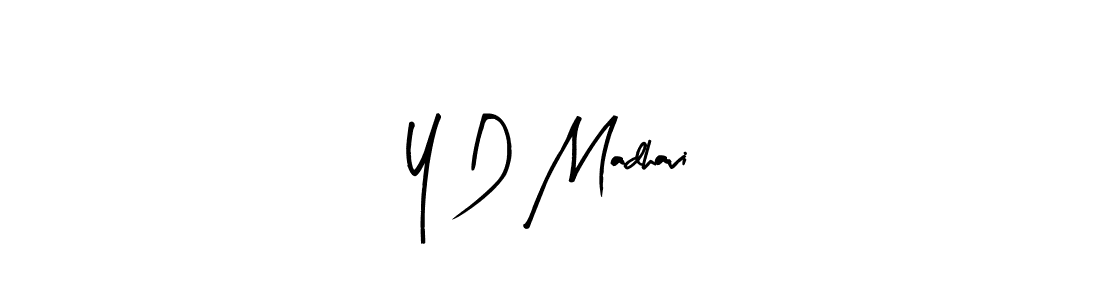 Use a signature maker to create a handwritten signature online. With this signature software, you can design (Arty Signature) your own signature for name Y D Madhavi. Y D Madhavi signature style 8 images and pictures png