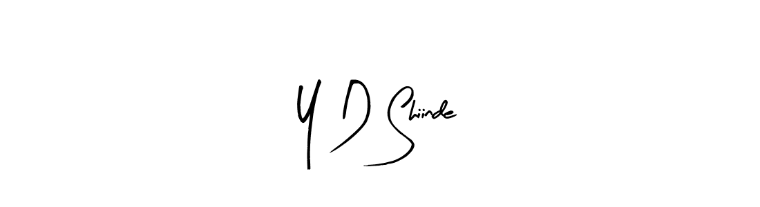 Make a beautiful signature design for name Y D Shiinde. Use this online signature maker to create a handwritten signature for free. Y D Shiinde signature style 8 images and pictures png