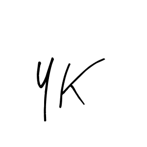 Create a beautiful signature design for name Y K. With this signature (Arty Signature) fonts, you can make a handwritten signature for free. Y K signature style 8 images and pictures png